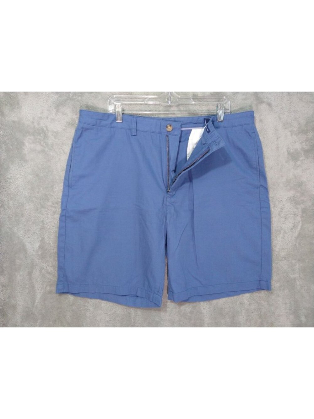 Vineyard Vines Shorts Mens 38 Blue Club Cotton Chino Flat Front High Rise
